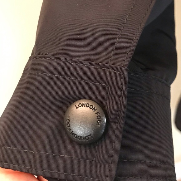 Ladies’ navy blue London Fog jacket - Picture 5 of 5